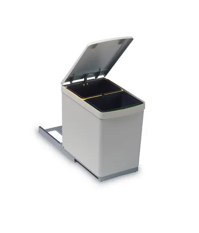 Alveus ALBIO Kanta za smeće 2x7.5 l, Siva