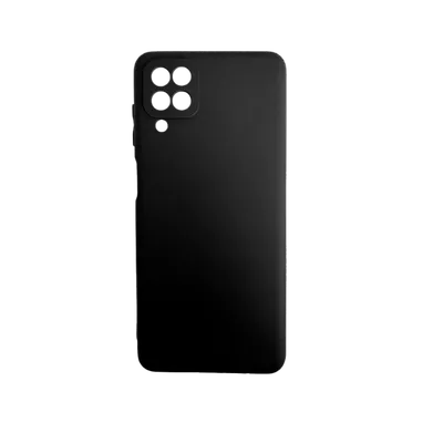 Silikonska maska za Samsung Galaxy A12, Crna