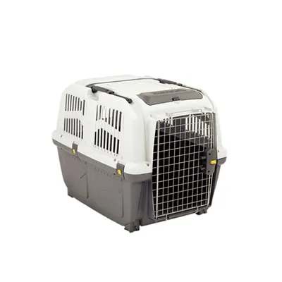 Transportni box Skudo 5 IATA, 79X58.5X65 cm, Bijelo-sivi