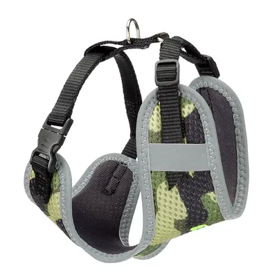 Ferplast Prsnik za pse Nikita, providni najlon, reflektujući šavovi, 15-22/22-33 cm x 10 mm, Šareni