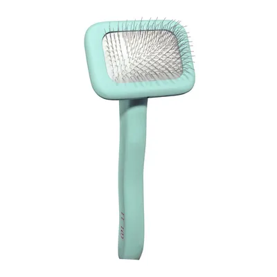 Tauro Pro Line Četka drvena pravougaonog oblika zubi 11 mm za pse, 7x16 cm, Menta