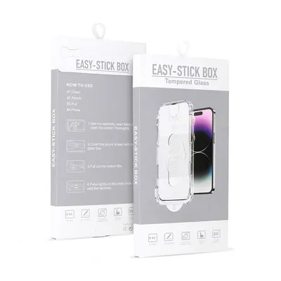 Kaljeno zaštitno staklo za mobilni telefon Iphone 13 Pro Max/14 Plux, Crna