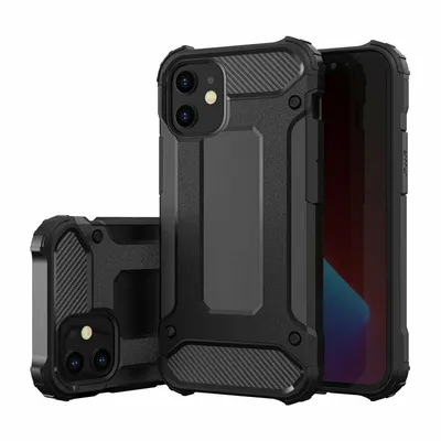 Armor Carbon Navlaka za mobilni telefon Iphone 12/12 Pro, Crna
