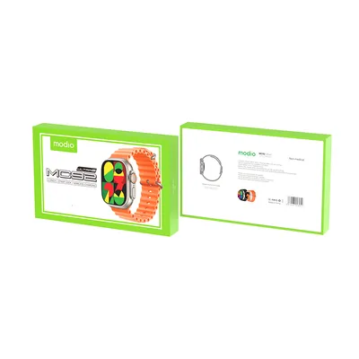 Modio Pametni sat MC92 Ultra 2, 2.2", 2 Narukvice, Crni