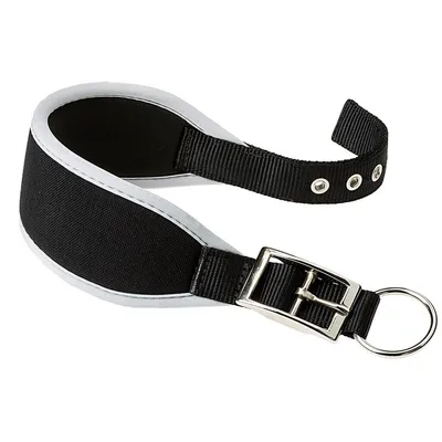 Ferplast Postavljena ogrlica za pse Ergocomfort CW 15/32, 26–32 cm, 15 mm, Crna
