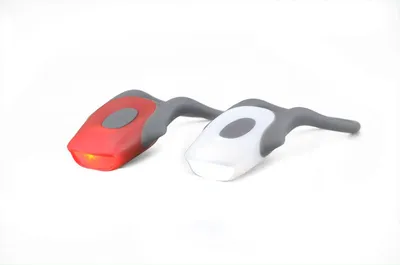 KryptonX Set svjetala za bicikl Set-prednje+zadnje 1-LED silicone