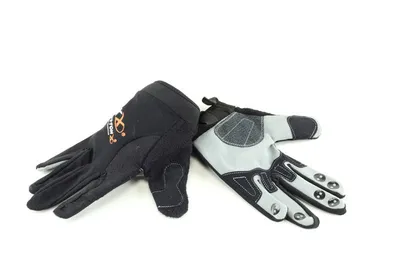 KryptonX Biciklističke rukavice Fine Grip-Road/MTB/City, Crno-sive