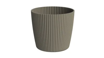 Fora Saksija Wave, 22 cm, sive boje