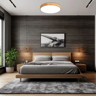 E-light Plafonjera LED Strauss EL-26725 36W 3-CCT, Smeđa