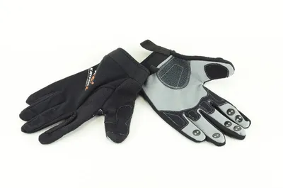 KryptonX Biciklističke rukavice Fine Grip-Road/MTB/City, Crno-sive