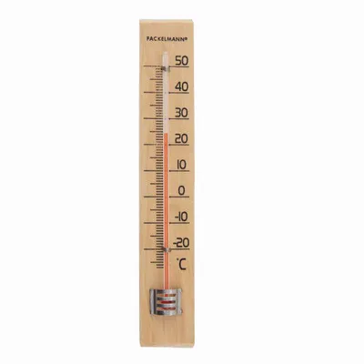Termometar Tecno, 18 cm, Drveni