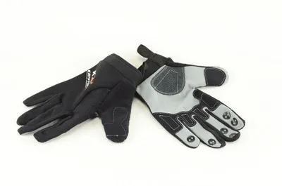 KryptonX Biciklističke rukavice Fine Grip-Road/MTB/City, Crno-sive