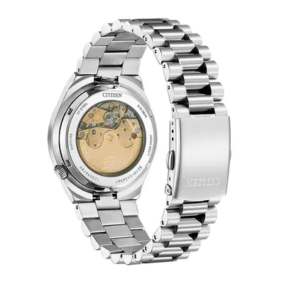 Citizen Ručni sat, Automatik mehanizam, Žuto kućište, Srebrne boje, NJ0150-81Z