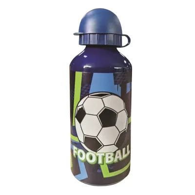 Boca za vodu aluminijumska Football 32318, Plava