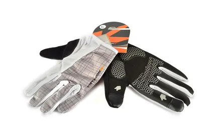 Krypton Biciklističke rukavice Gripper-Smart Touch, Sivo-bijele