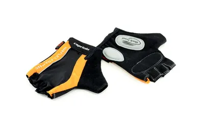 Capriolo Biciklističke rukavice, Platno, Likra, Gel, Crne
