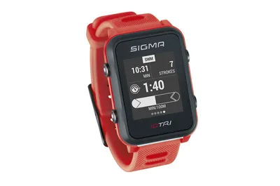 Sigma Sportski sat iD.TRI basic, Crveni