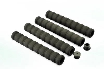 Kina Spužve za drumski bicikl, 4 komada, Crne