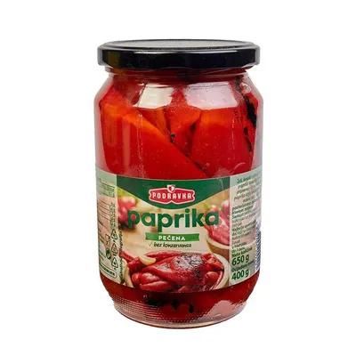 Podravka Pasterizirana pečena paprika, 650 g