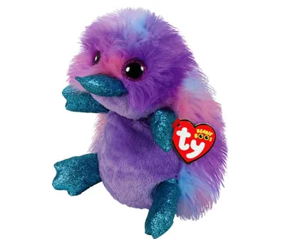 CARLETTO Plišani kljunaš Zappy 24 cm ljubičaste boje
