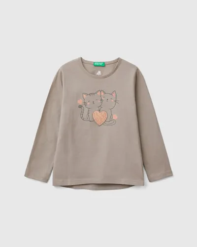 Benetton Majica dugi rukava 163 za djevojčice
