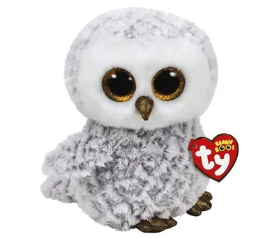 TY Plišana igračka Owlette siva