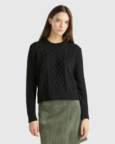 Benetton Majica dugi rukava 100 za žene