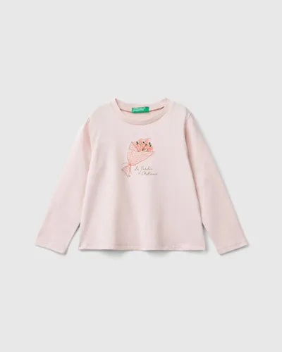 Benetton Majica dugi rukava  3V5 za djevojčice