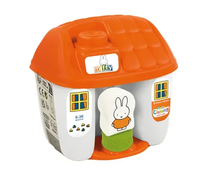 Clementoni igračka za bebe - Miffyina kućica, bijela
