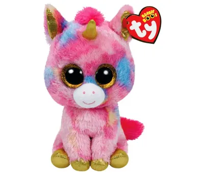 TI PLUSH BOOS FANTASIA, 15 cm - višebojni jednorog