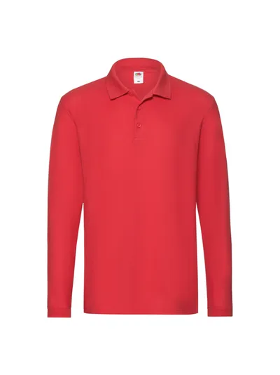 Fruit of the Loom Majica dugi rukav polo, Crvena