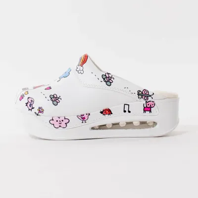 Terlik Sabo Air Max klompe Sunce, Bijele