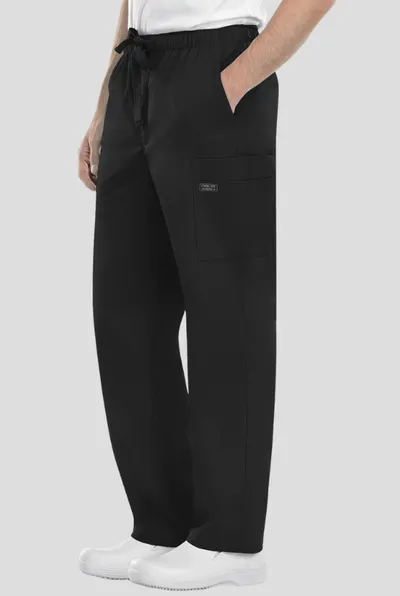 Cheroke Muške pantalone Fly Front Cargo, Crna