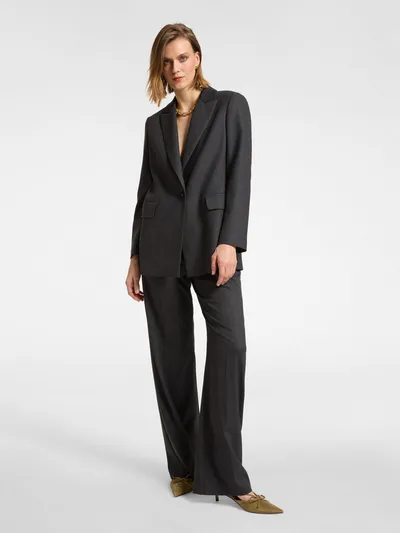 Elena Miro Ženske pantalone, Regular, Crne