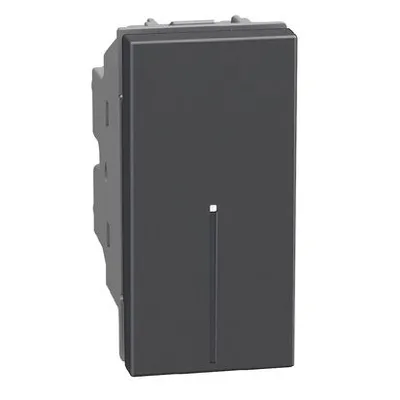 Bticino Ax taster Light Now YD4055A, 1M, 10A, Crni