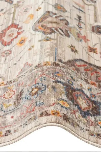 Tepih PTA 01, 160x230 cm, Krem-Sivi