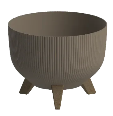 Fora Wave Trio Saksija sa nogama, O 30cm, Bijela