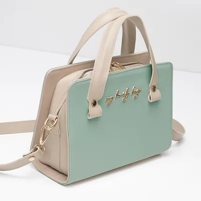 Lovely Bag  AMBER - mint torba - Crni metal