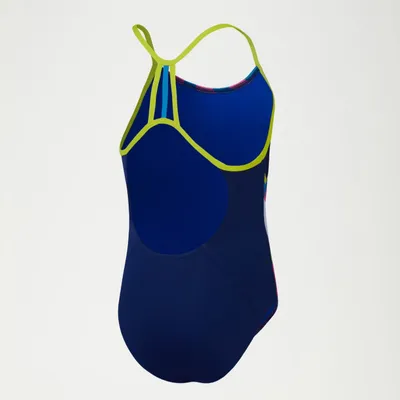 Speedo Ženski kupaći kostim PLMT LLine BK 1PC JF, Plavi