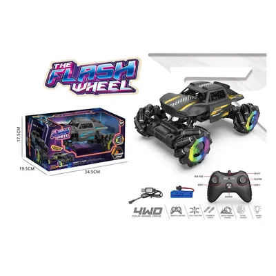Igračka automobil na daljinsko upravljanje Monster, USB, 1:18, Crni