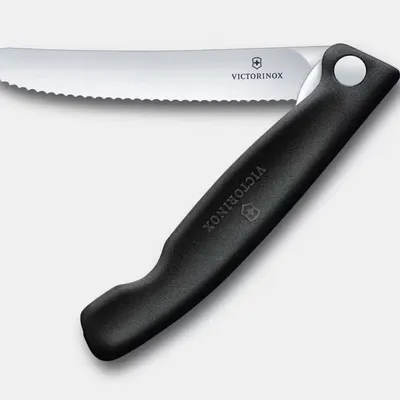 Victorinox Swiss Sklopivi nož reckavi Picnic, 11cm, Crna