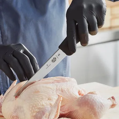 Victorinox Swiss Mesarski nož za otkoštavanje Fibrox Boning,15cm, Crni