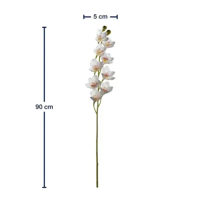 Leonardo Germany Umjetni cvijet Orhideja, 90cm, Bijela