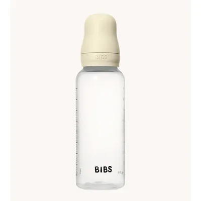 Bibs Flašica PP, 270 ml, Latex, Medium flow, bež