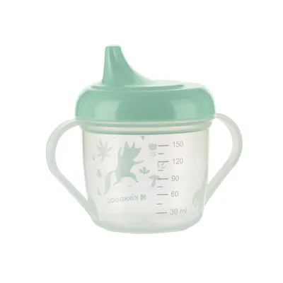 Kikka Boo PP šalica s izljevom, 150 ml, zelena