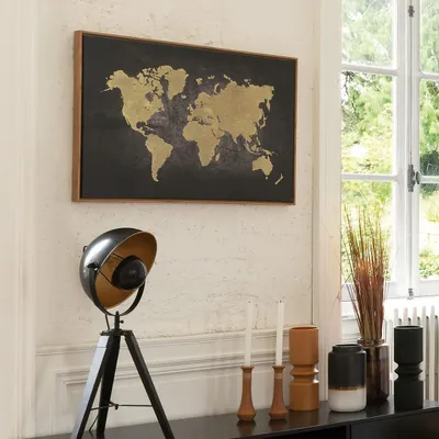 ATMOSPHERA Slika s okvirom na platnu svijet 58x88cm