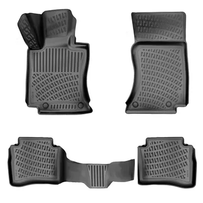 Tipske gumene auto patosnice Mercedes E W214 2023, 3D, Duboke