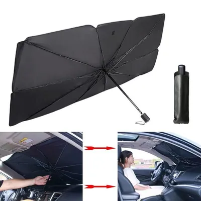 Zaštita od sunca za prednju šajbu, 125x65cm, Sistem kišobran Autosystem