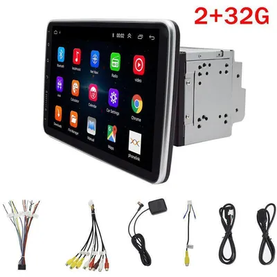 Radio za auto Android A100, 10.1", 2+32Gb, Carplay Roto, Prelaz Sa 2 Din Na 10.1"