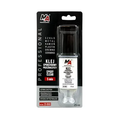 Dvokomponentno epoksidno ljepilo, 25ml, Prozirno